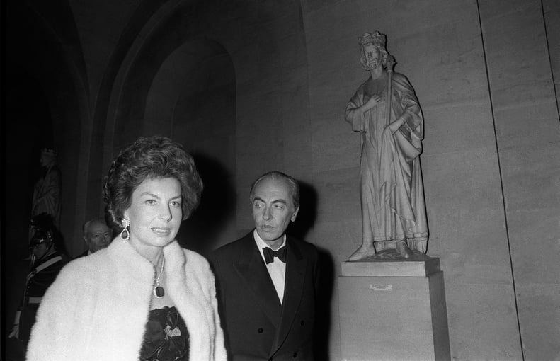 Deputy André Bettencourt and His Wife, Liliane Bettencourt, at the Battle of Versailles in 1973