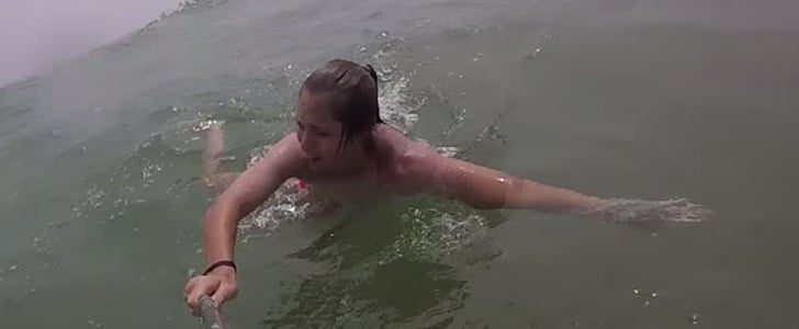 Girl Caught in Riptide Saved by Selfie Stick