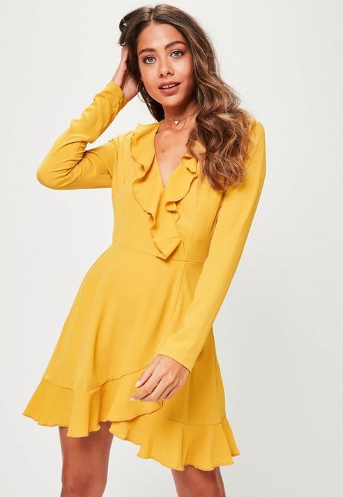 Missguided Long Sleeve Dress