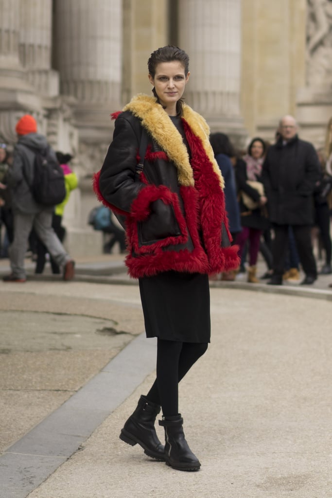 Model Street Style at Paris Fashion Week Fall 2015 | POPSUGAR Fashion