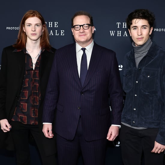 Brendan Fraser Brings His Sons to The Whale Premiere in NYC