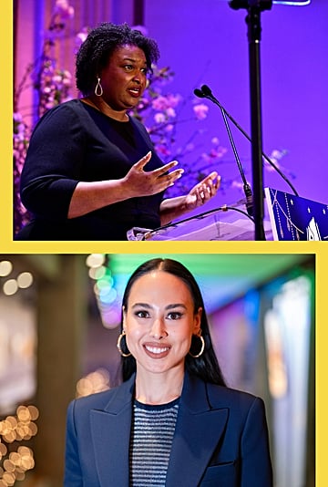 Stacey Abrams, Meena Harris, and More Reflect For IWD 2025