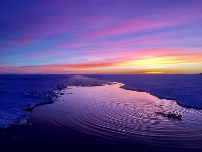 Sunset on Baltic Sea