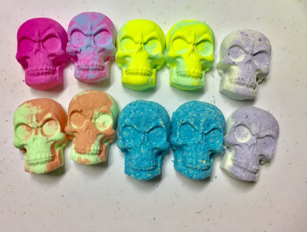 10-Pack of Mini Skull Bath Bombs