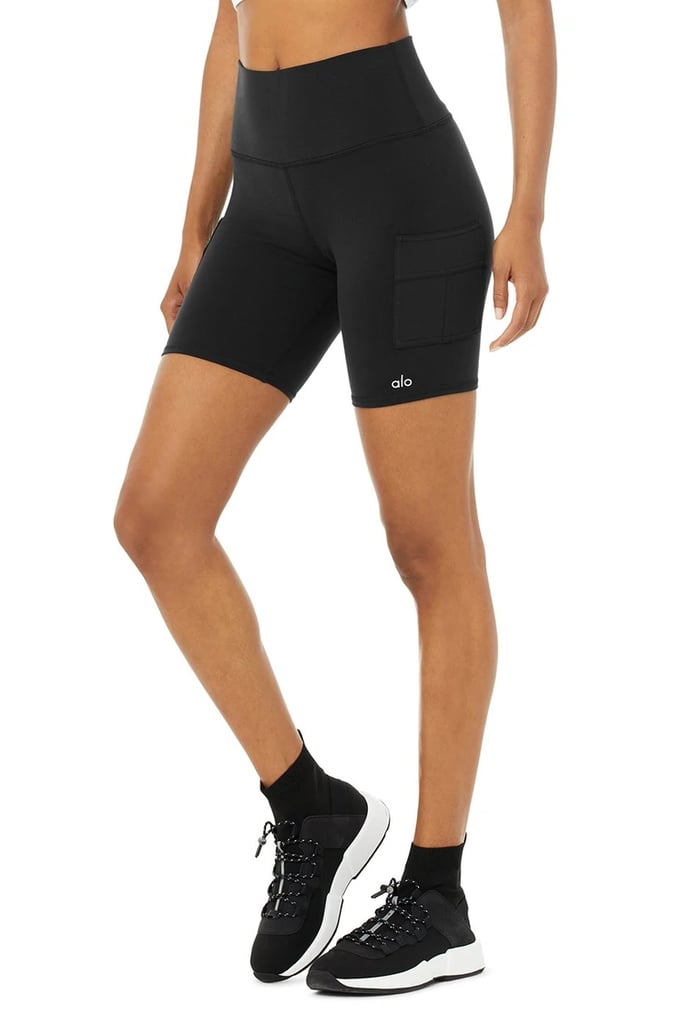 Bike Shorts With Pockets: Alo High-Waist Cargo Biker Short