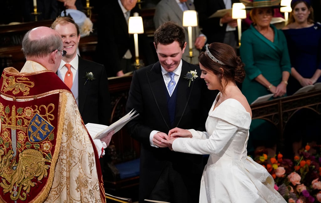 Jack Brooksbank Putting on Princess Eugenie's Wedding Band