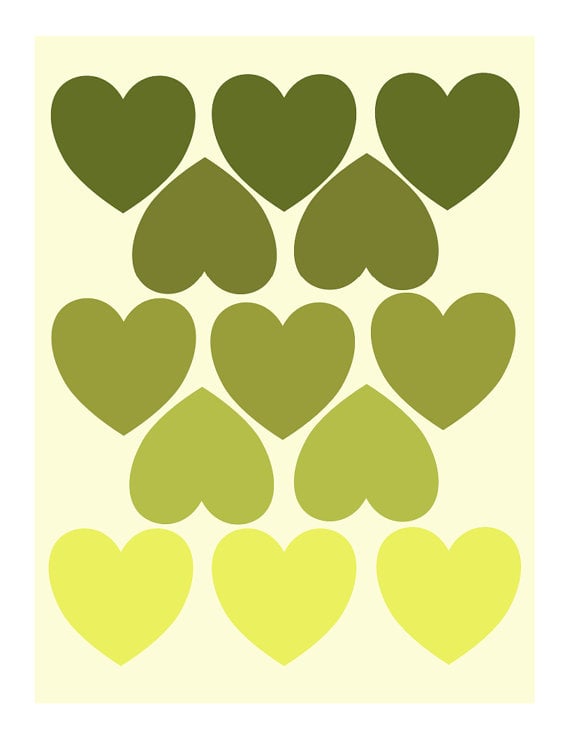 green hearts