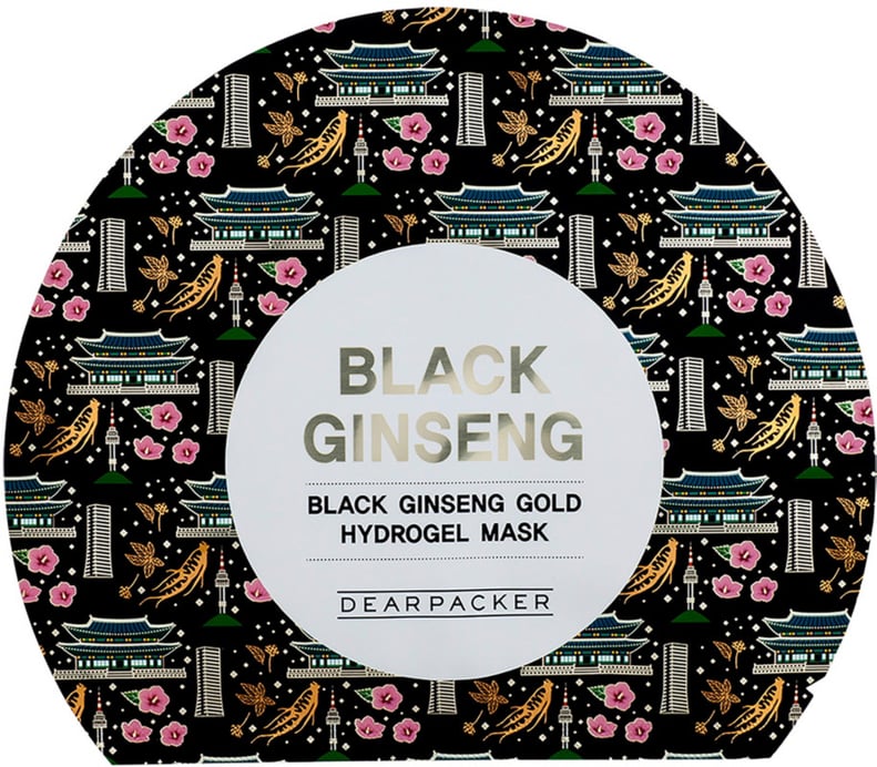 Dearpacker Online Only Black Ginseng Gold Hydrogel Mask