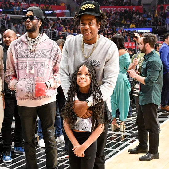 Watch Blue Ivy Meet LeBron James at the Lakers Game