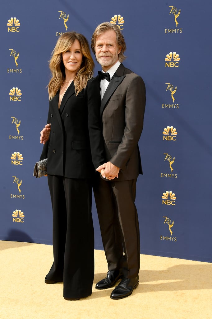 William H. Macy and Felicity Huffman at the 2018 Emmys