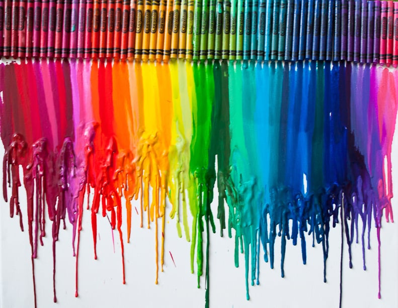 Create a Cool Piece of Crayon Art
