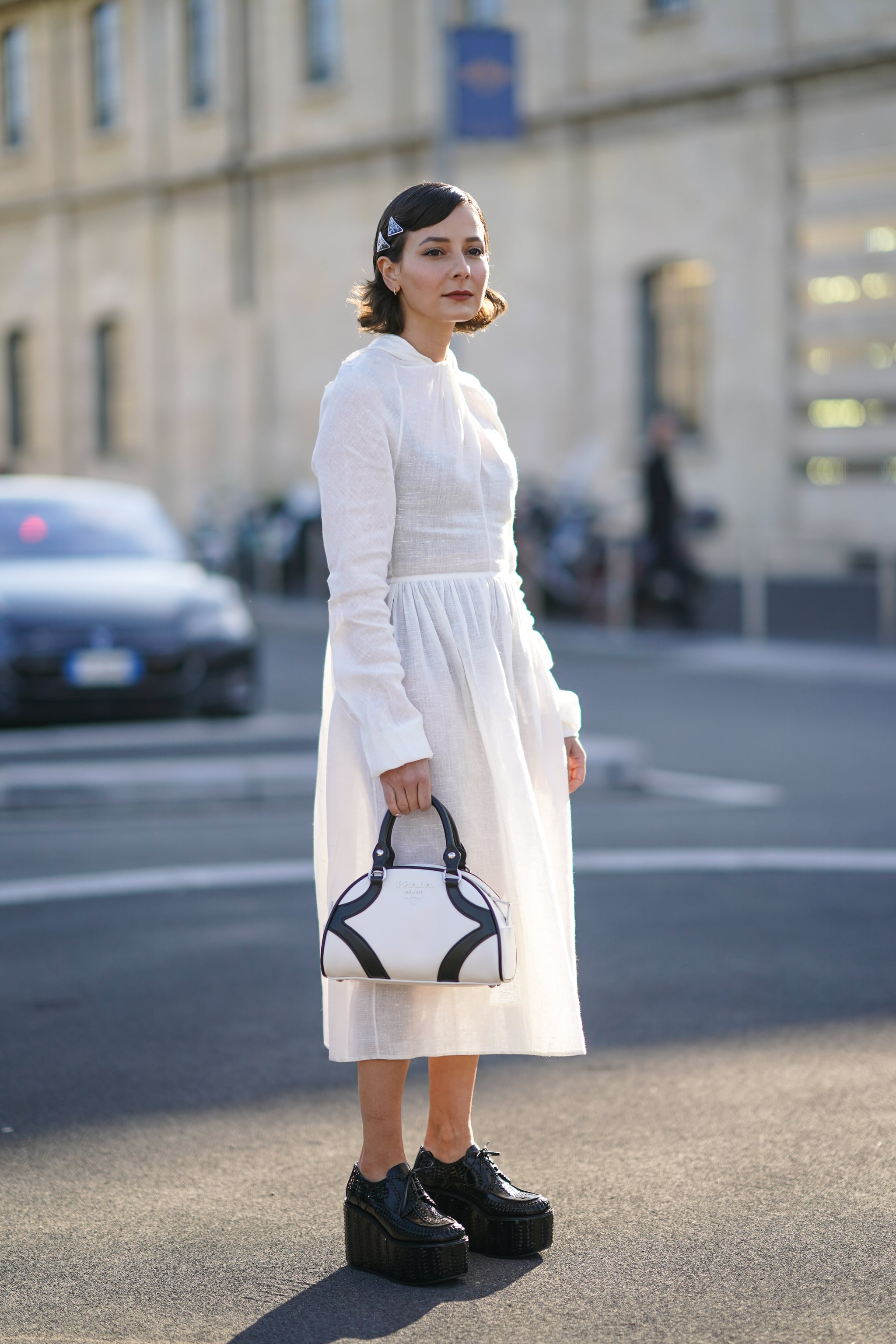 platform sneakers with dresses