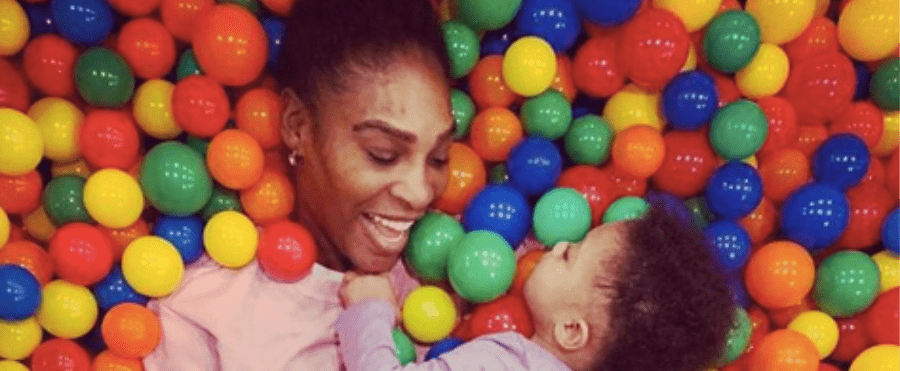 Serena Williams Hasn't Spent a Day Apart From Olympia