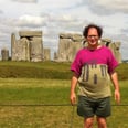 This International Hero Knits Sweaters of Places, Visits Those Places Wearing Them