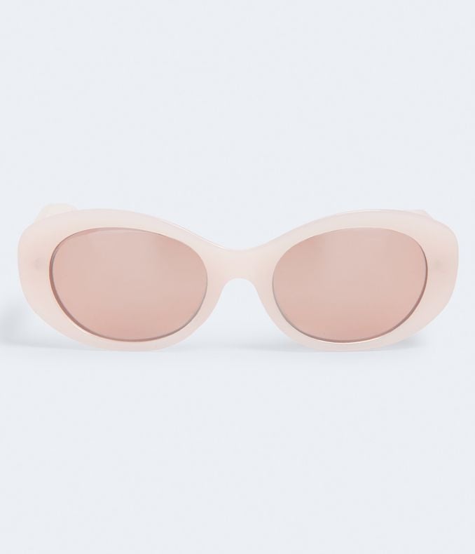 Aéropostale pink oval sunglasses