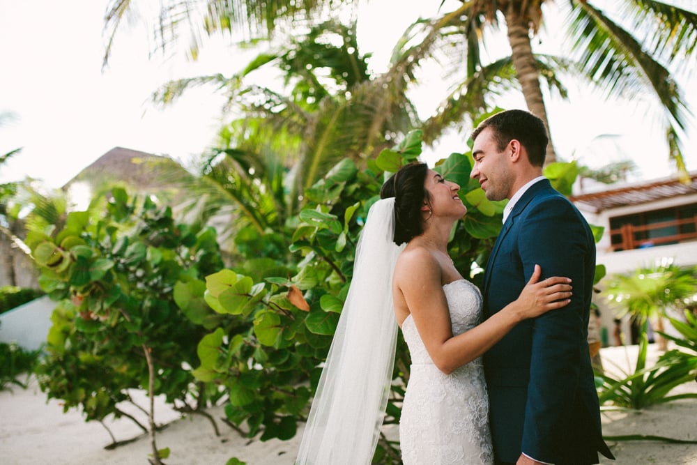 Tulum Mexico Beach Wedding