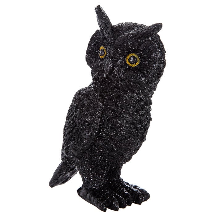 Glitter Owl Figurine Hobby Lobby Halloween Decor 2017 POPSUGAR Home