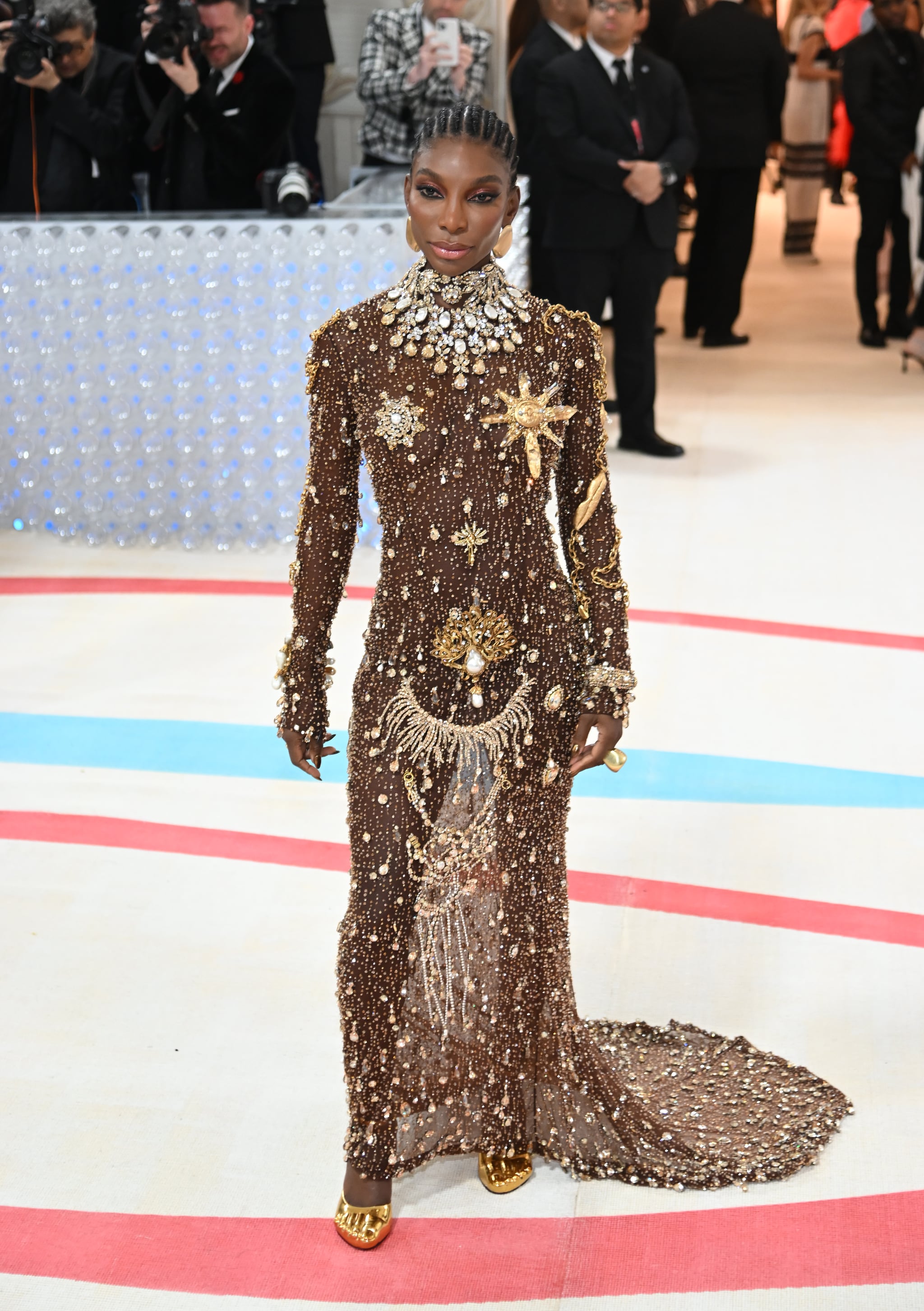 NEW YORK, NEW YORK - MAY 01: Michaela Coel attends The 2023 Met Gala Celebrating 