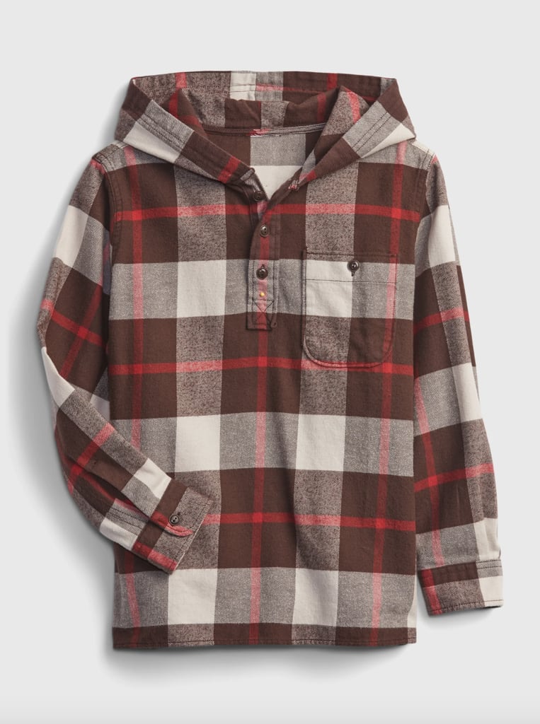 Gap Kids 100% Organic Cotton Flannel Hoodie