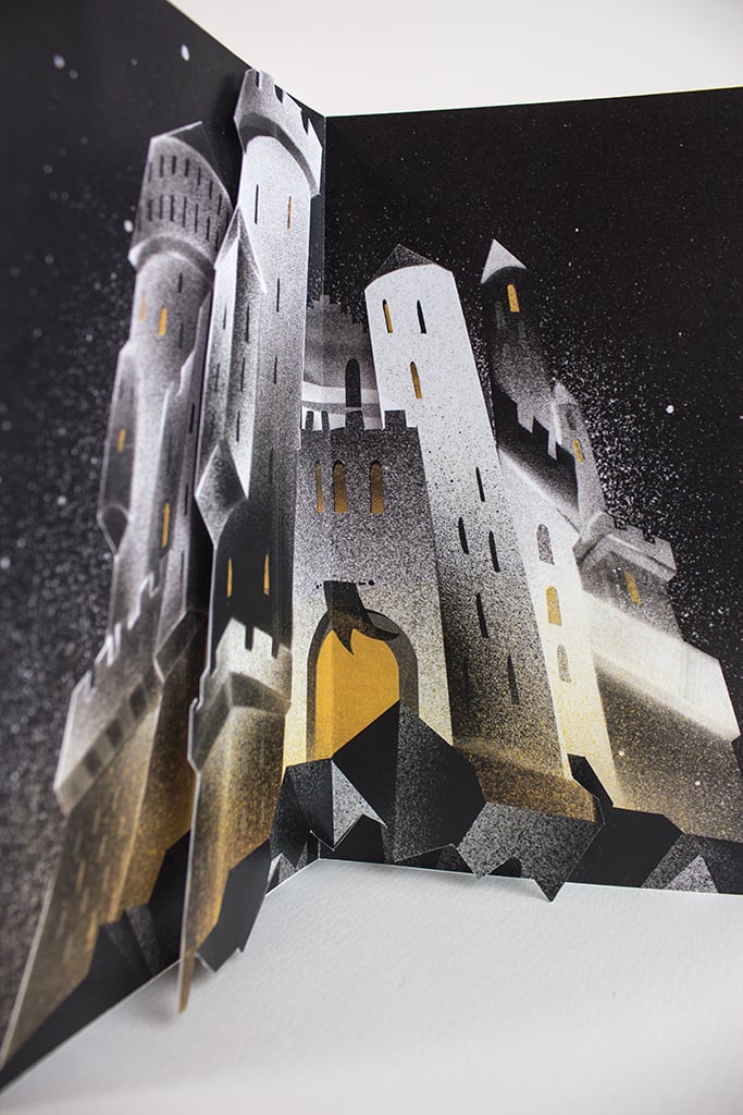 OMG, HOGWARTS! A 3D pop-up and details galore perfectly capture the most prestigious college of wizardry.