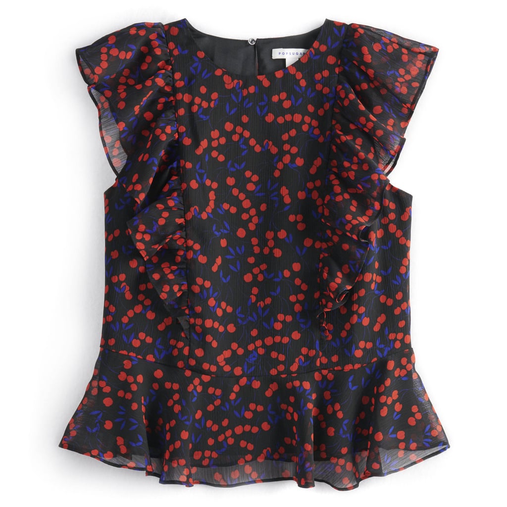 Cherry-Print Top