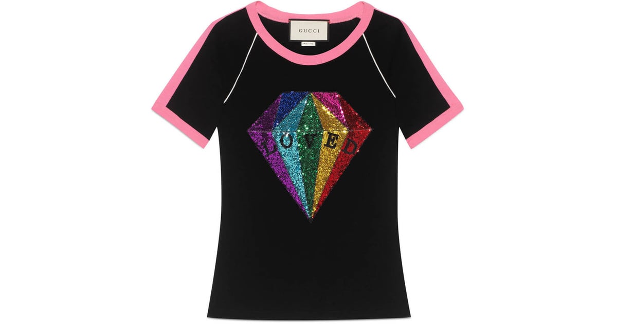 gucci sequin tee