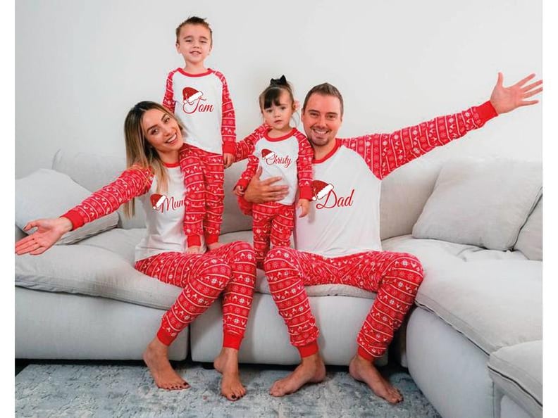 Personalized Family Holiday Pajamas