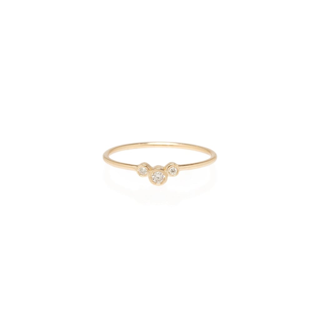 Zoë Chicco 14k Small Graduated Bezel Diamond Ring