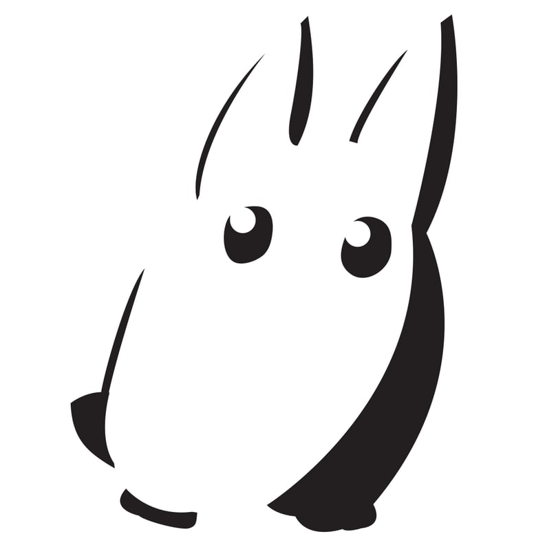 Pumpkin-Carving Stencil: White Bunny