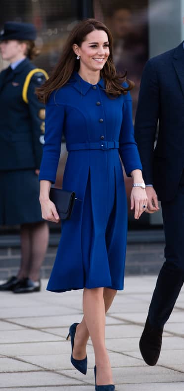 Royal blue coat dress outlet