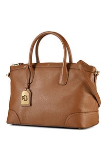 Ralph Lauren Fairfield Leather Satchel