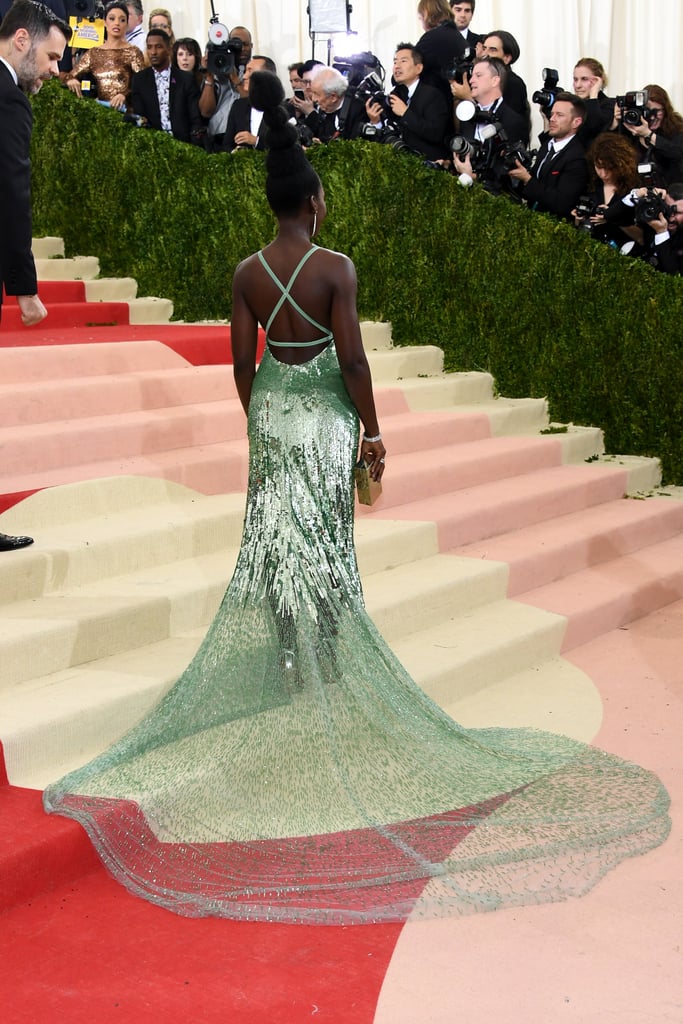 Lupita Nyong'o Calvin Klein Dress Met Gala 2016