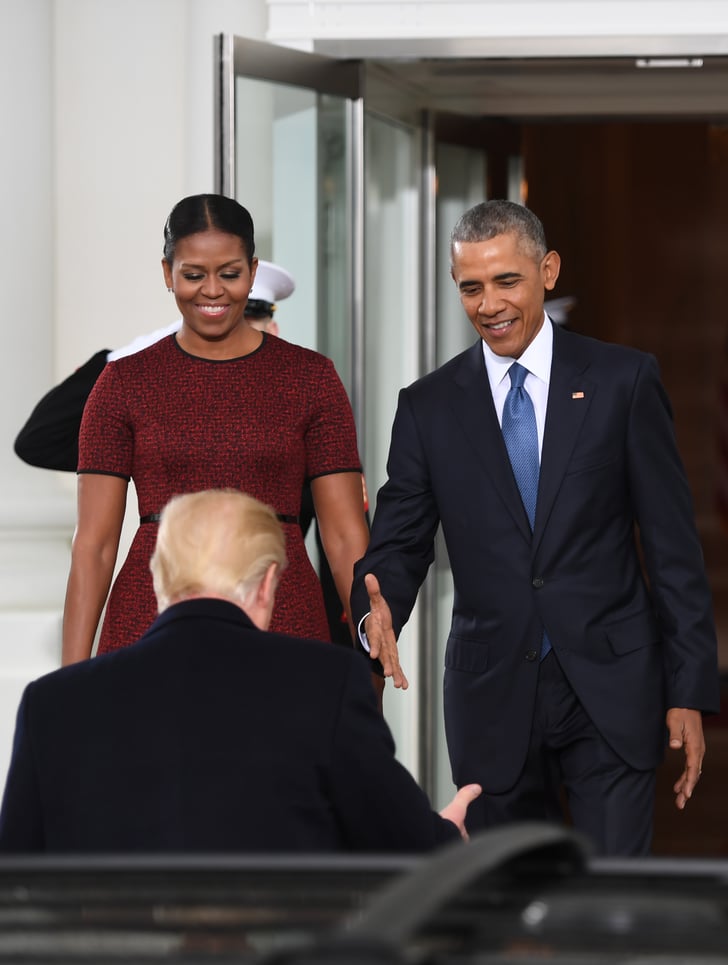 Michelle Obama Red Dress at Inauguration 2017 | POPSUGAR Fashion Photo 4