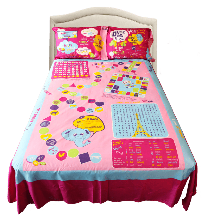 The Pink Version Features a Similar Array of Games and Activities