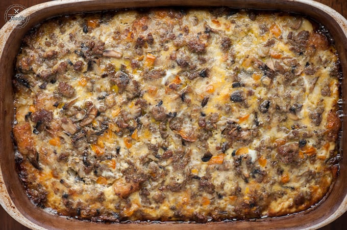 Tater Tot and Sausage Breakfast Casserole