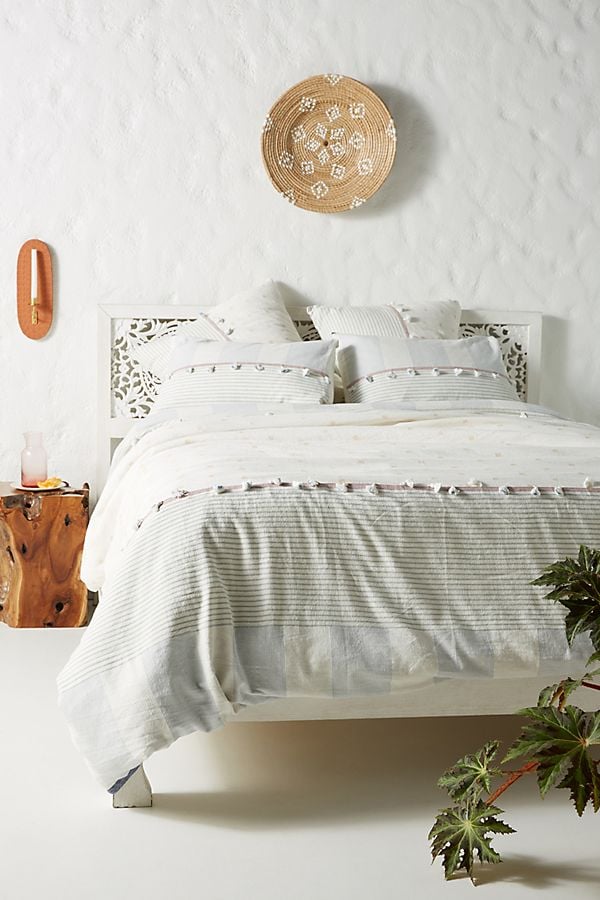 Tasseled Rayas Duvet Cover