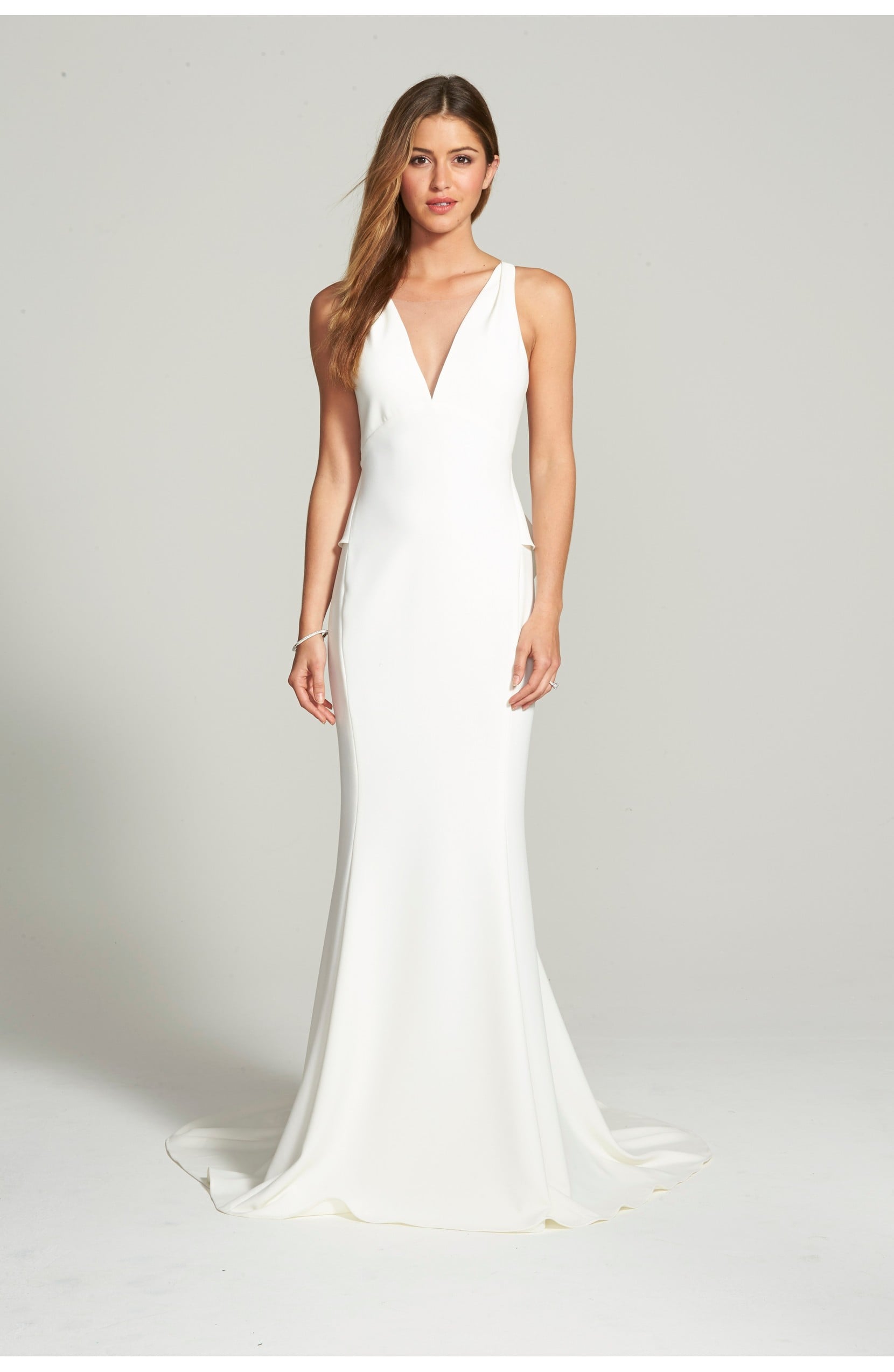 Silk reception dress