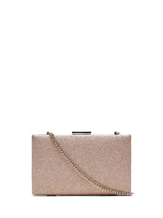 Glitter Minaudiere Clutch