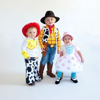 Woody, Jessie, and Bo-Peep (Toy Story) | Pop Culture Costumes For ...