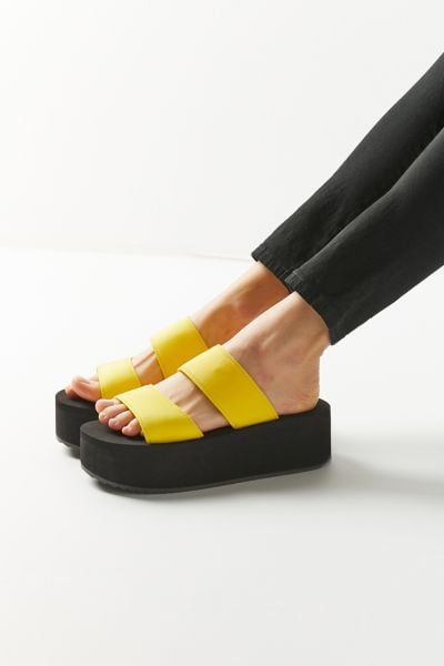 UO Ava Neoprene Platform Sandals