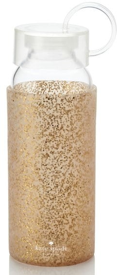 Kate Spade Gold Glitter Glass Water Bottle | Gorgeous Water Bottles For  Every Sport, Class, and Gym Activity | POPSUGAR Fitness Photo 7