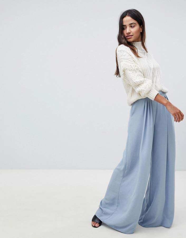 Asos Design Multi Pleat Palazzo Pant 30 Wedding Guest Outfits