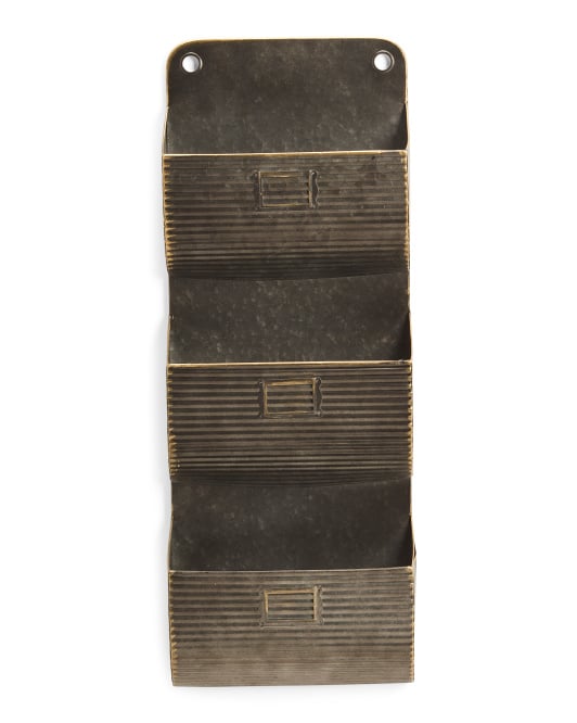 Galvanized Metal Wall Pocket Best Home Decor From TJ Maxx 2019