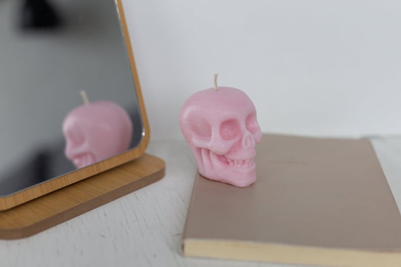 Halloween Skull Candle