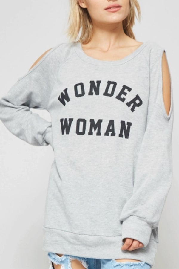 A Trendy Wonder Woman Sweatshirt | The 
