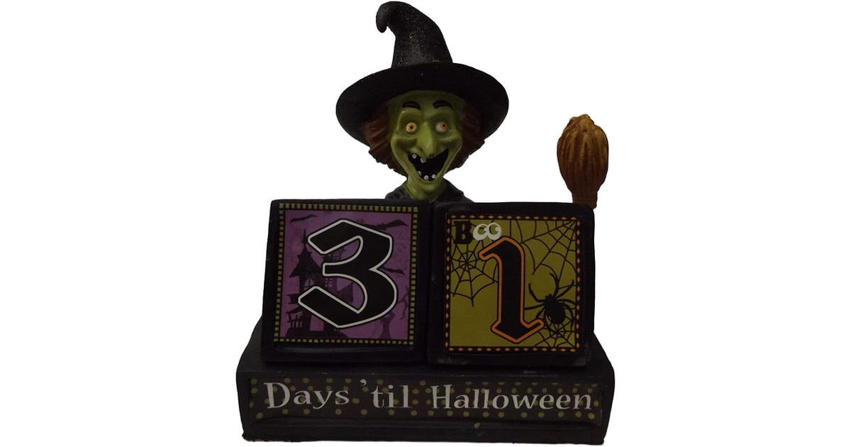 Witch Halloween Block Countdown Calendar The Best Halloween Advent