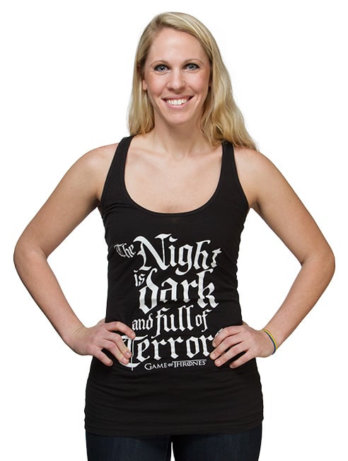 The Night Is Dark Tank Tunic ($25)
