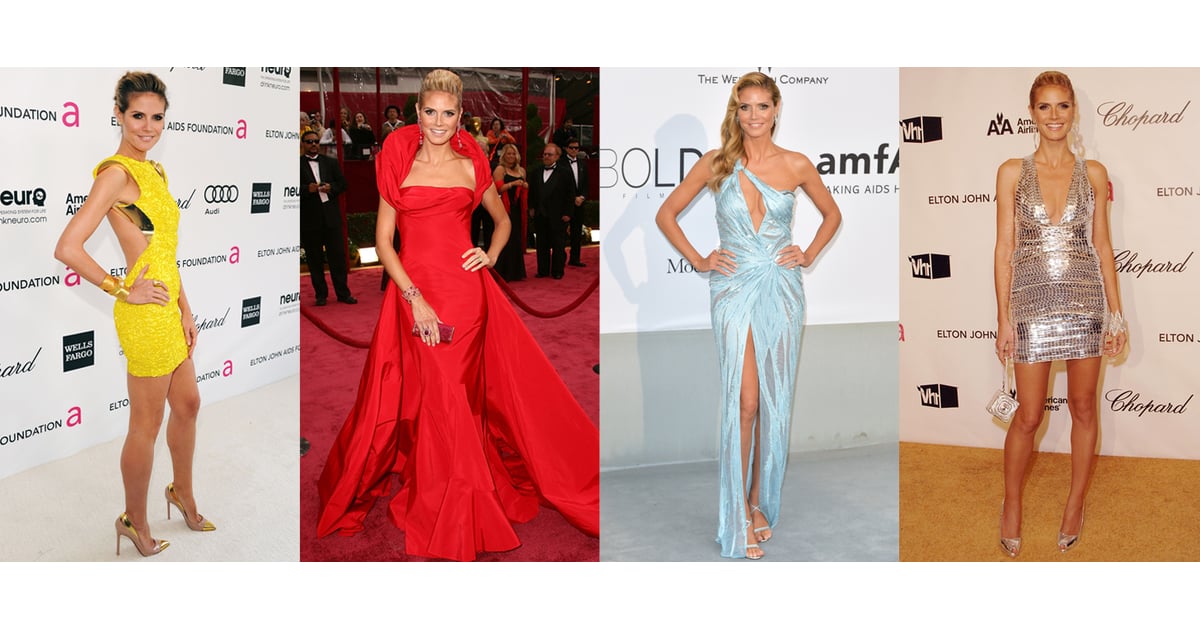 Heidi Klums Sexiest Dresses Popsugar Fashion 