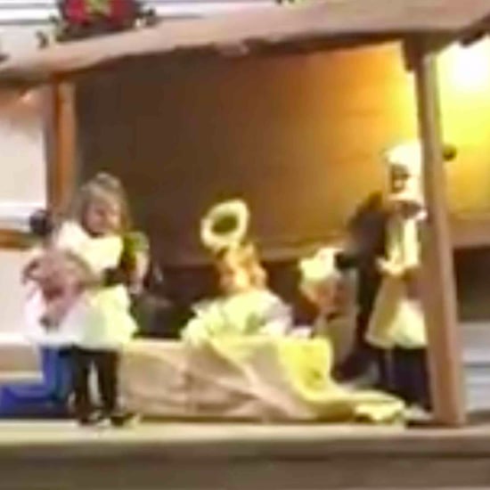 Girl Steals Baby Jesus in Nativity Play