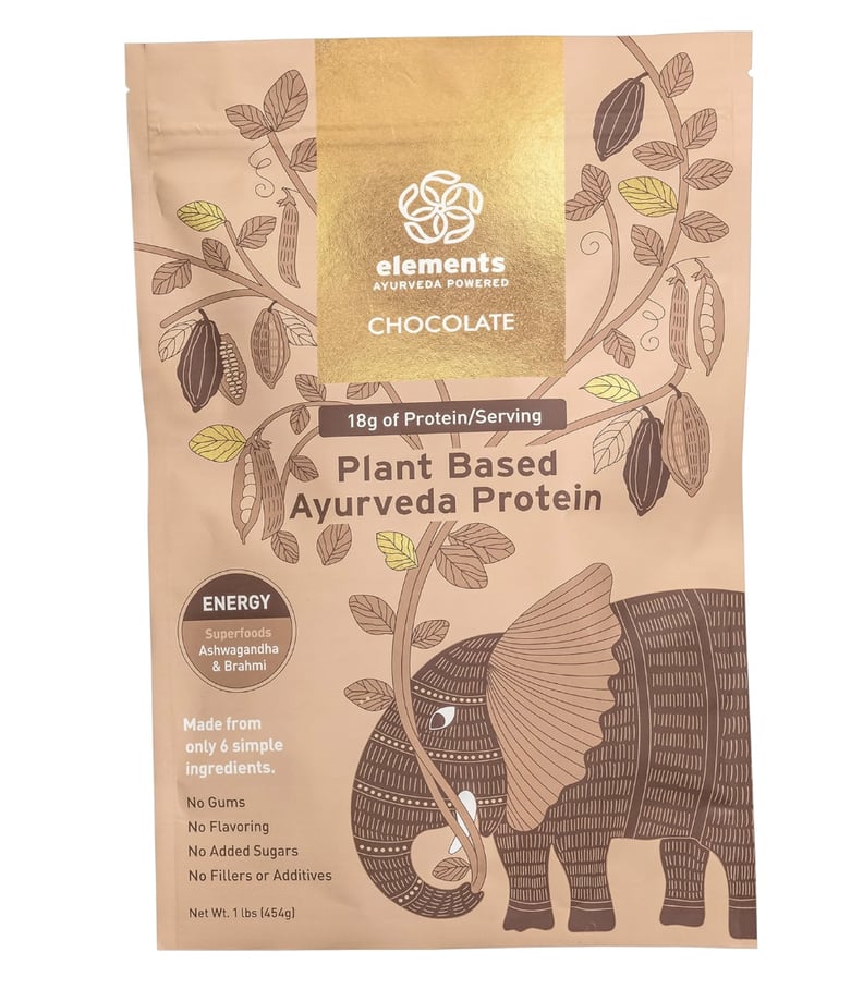 Elements Chocolate Vegan Protein Powder